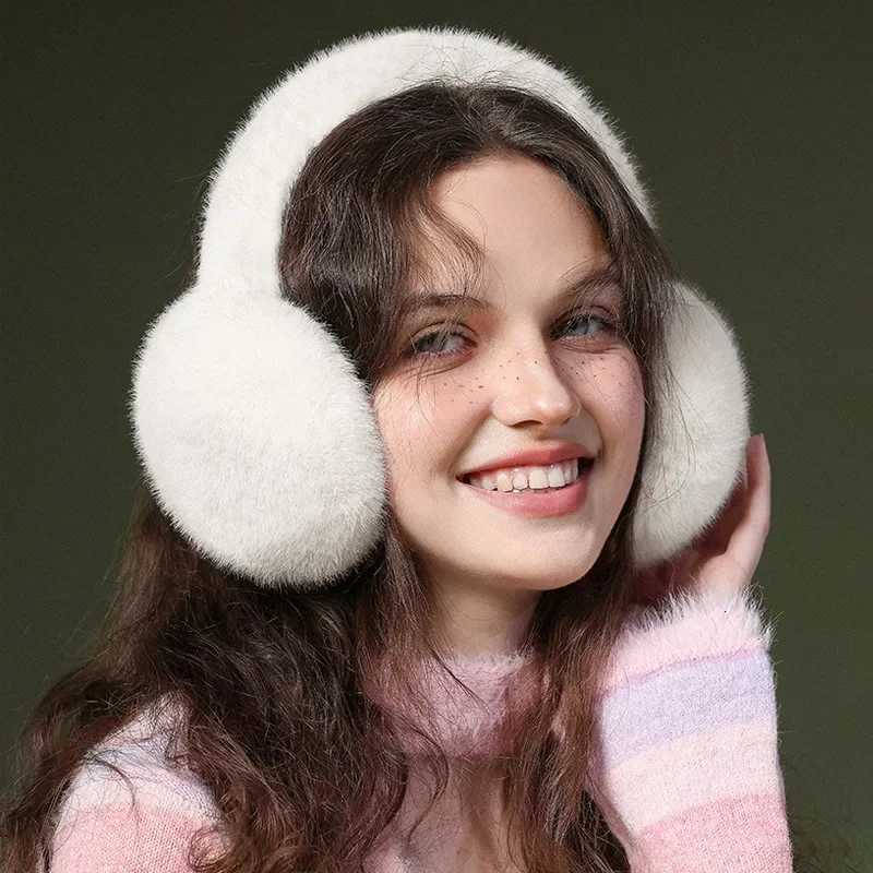 Soft Plush Ear Warmer Winter Warm Earmuffs for Women Men Fashion Solid Color Earflap Outdoor Cold Protection Ear-Muffs Ear Cover XJ250812