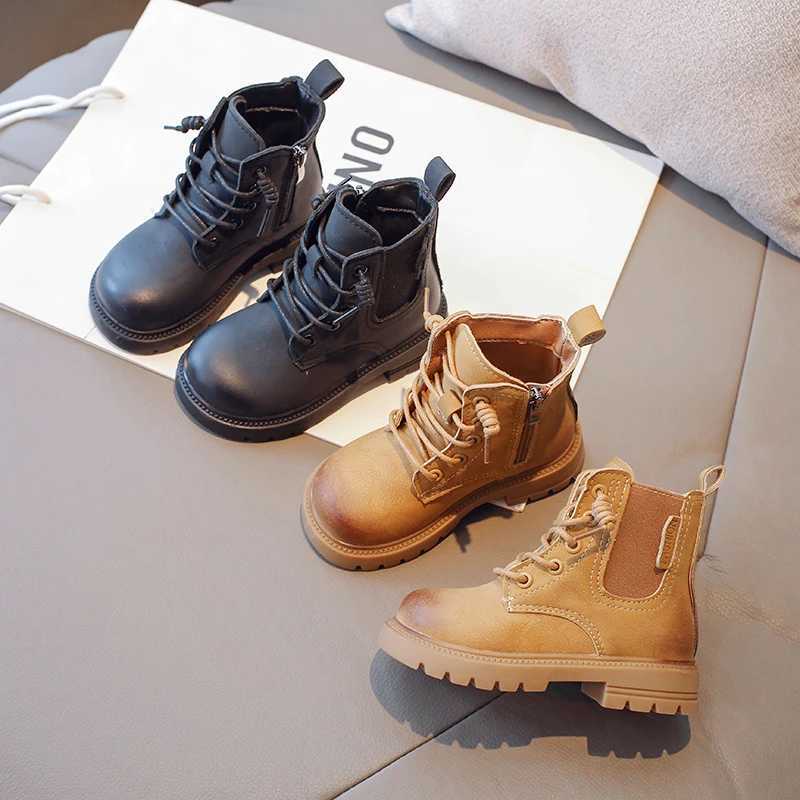 Fashion Children Booties Keep Warm Waterproof Anti-Slip Abrasion Resistant High Quality Lightweight Outdoor Casual Kids Boots XJ250812