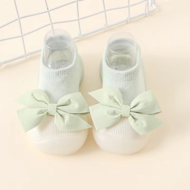 Summer Combed Cotton AntiSlip and Breathable Childrens Soft Sole Shoes Baby Walking Mesh Faced Floor Socks w250725