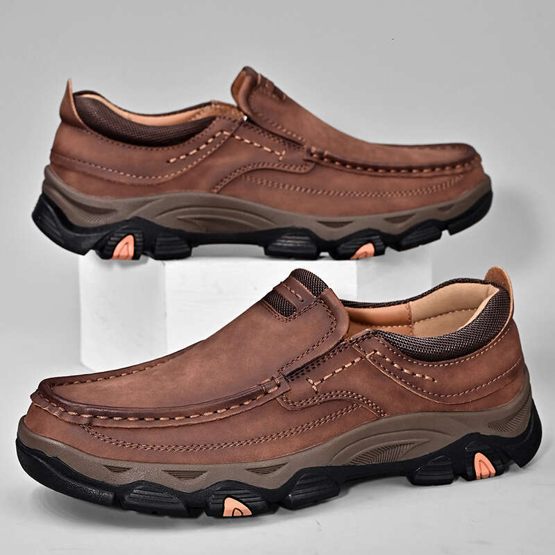 Shoes 2025 Spring New Slip-On Men's Leather Loafers 001