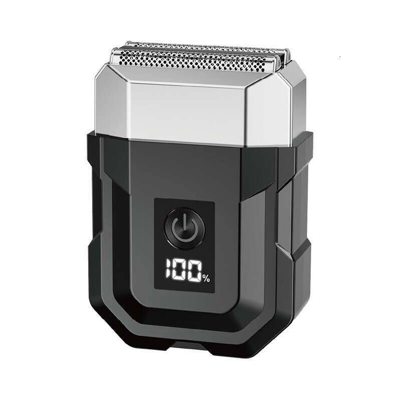 Mini Digital Display Rechargeable Waterproof Car Portable Men's Electric Shaver