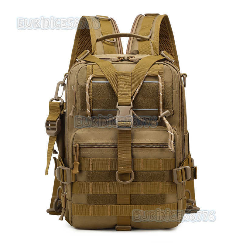 Outdoor Dual-shoulder Lure Bag Multi-functional Large Capacity New Camouflage Fishing Backpack Tactical Fishing Gear Crossbody Bag H250811