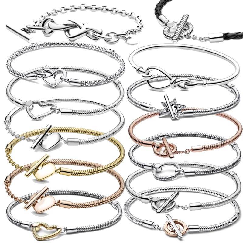 2024 new fashion creative heart bracelet suitable for women exquisite charm gifts senior jewelry wholesale