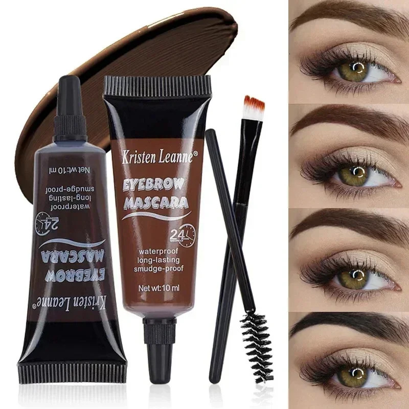 Professional Eyebrow Enhancers Cream Women Natural Liquid Dyeing Eyebrow Set Brow Tattoo Pigments Lasting Waterproof Eyebrow Gel 250809