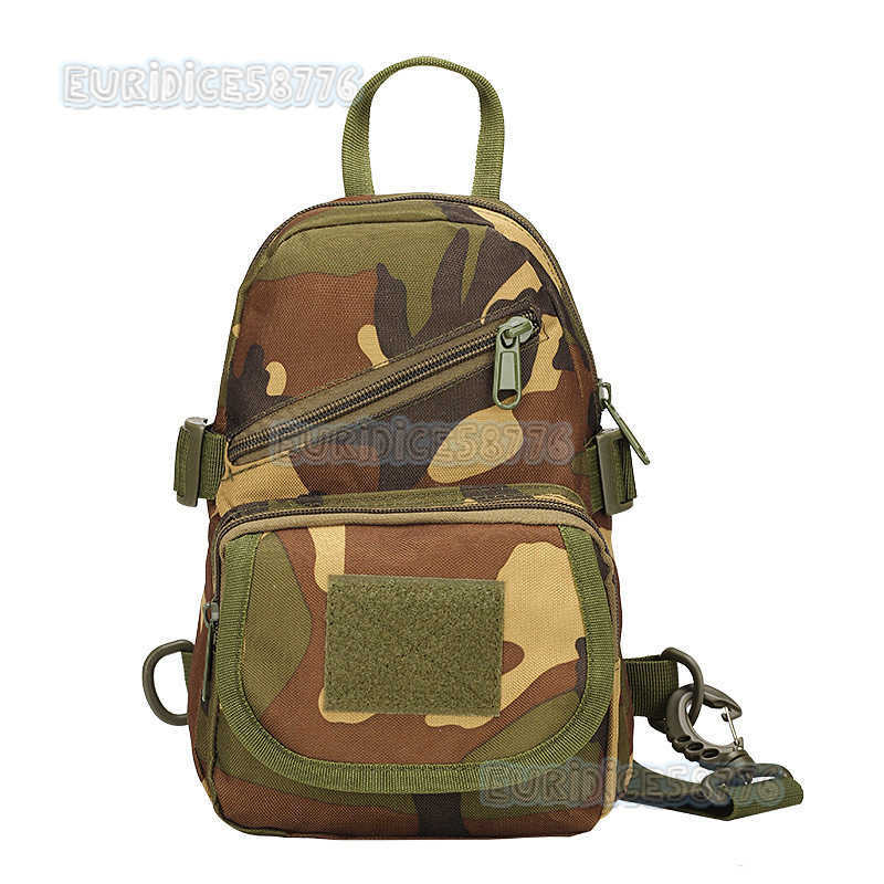 Outdoor New Mens and Womens General Sports Chest Bag Military Fan Tactical Bag Tourism Leisure One Shoulder Backpack Mini Tool Bag H250811