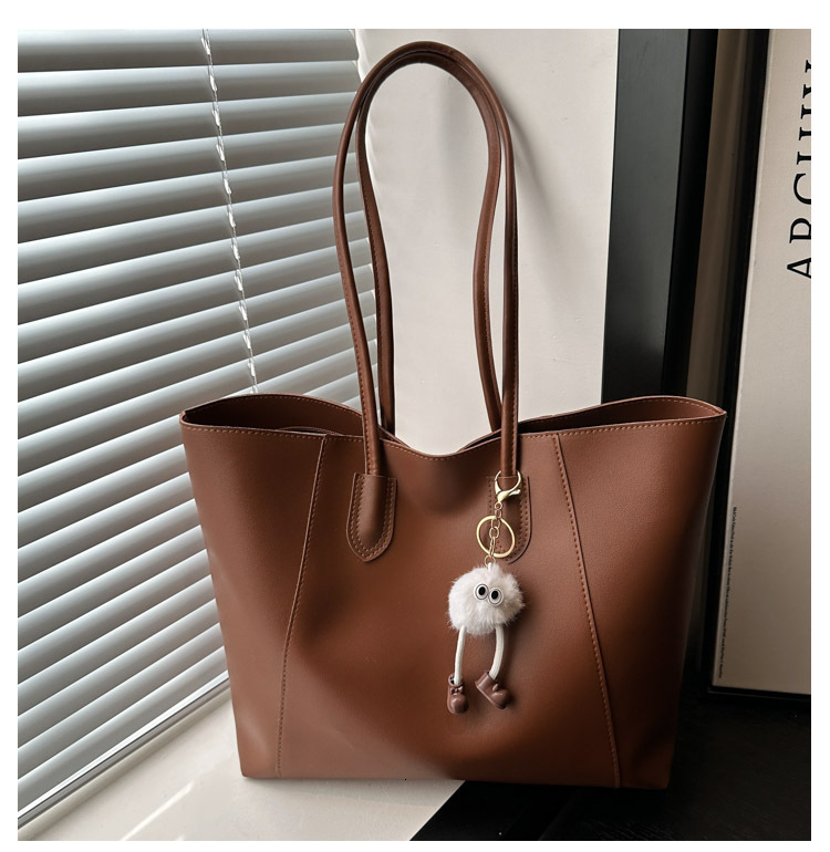 New Large Capacity Commuter Casual Simple Pendant Autumn Winter Feel Single Shoulder Tote Women s Bag ddmymarket