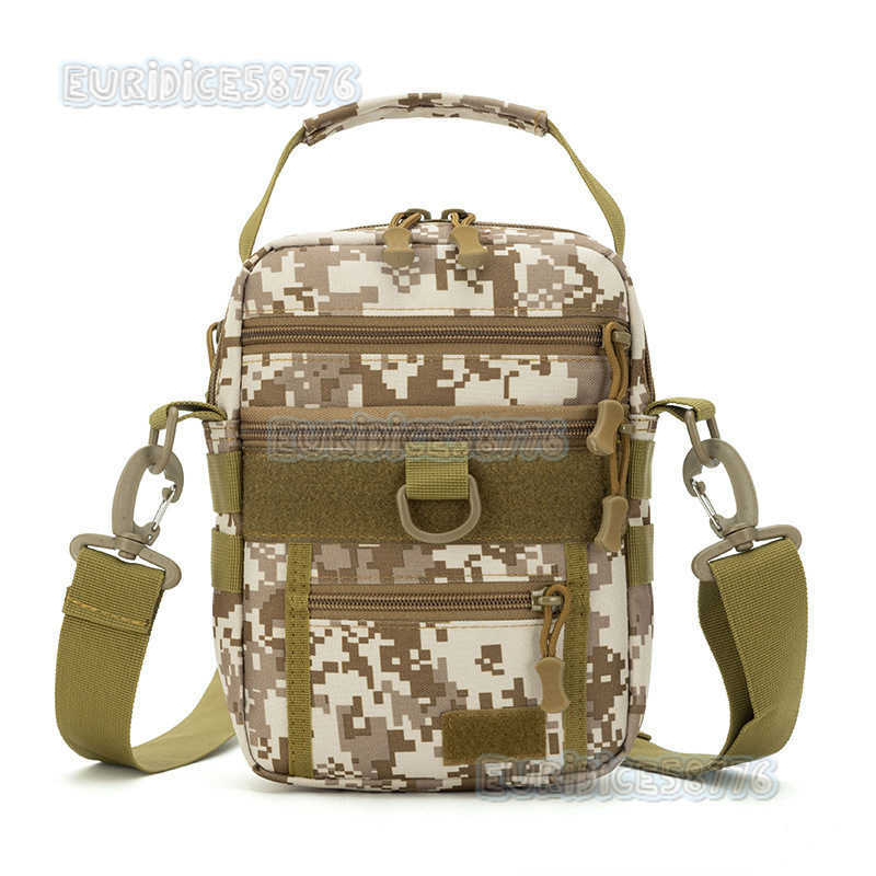 Camouflage Tactical Shoulder Bag Men Multi-purpose Crossbody Small Bag Outdoor Sports Climbing Large Capacity Handbag H250811