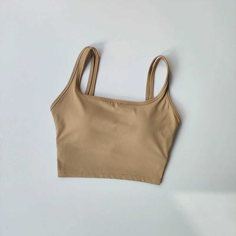 Shoulder Strap U-shaped Beautiful Back Womens Bra Shock-absorbing Gathering Sports Bra Running and Fitness Outerwear Vest Z250812