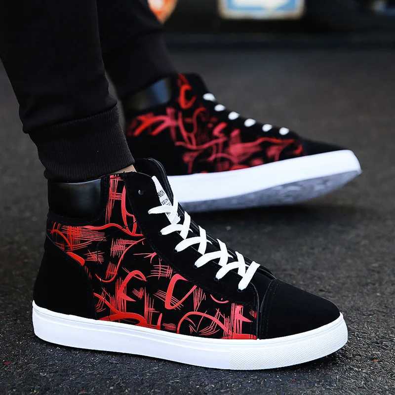Fashion Sneakers Men Cloth Shoes Breathable Cool Street Style Shoes Male Sneakers Black Blue Red Mens Casual Shoes A305 Z250812