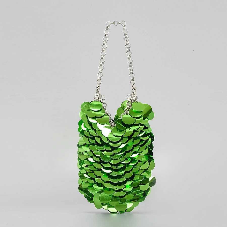 Fashion Sequins Crossbody Bag for Women Designer Metallic Women Handbags Shinny Party Shoulder Bags Evening Clucth Purses Z250812