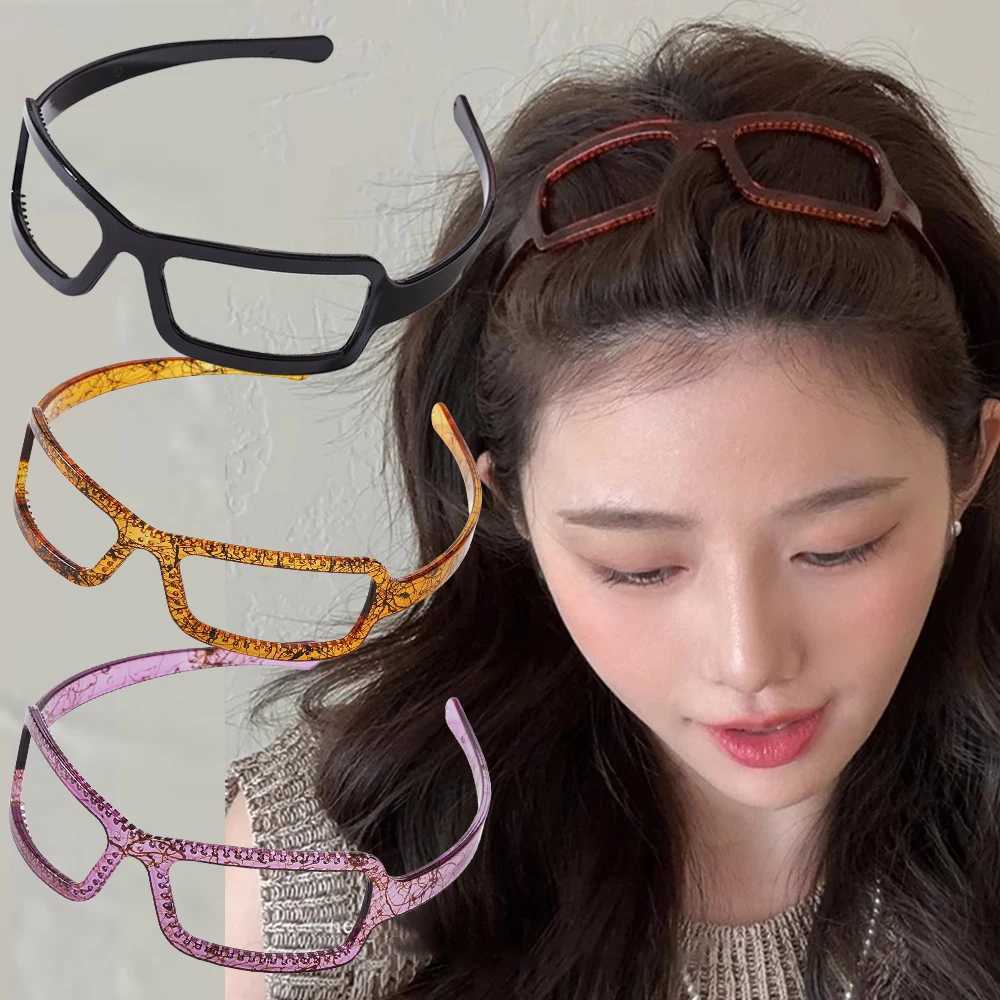 3D Frame Shape is Hair Hoop Hairband For Women Girl Sweet Fixed Band Hair Ornament Fashion Hair Accessories X250812
