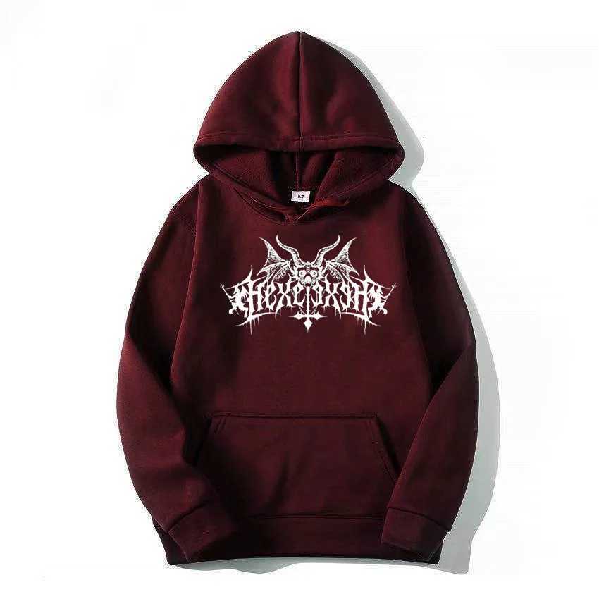 Casual Hoodies Skulls Printed Halloween Men Women Fleece Warm Hooded Sweatshirts Pullovers Unisex Streetwear Winter Y250811