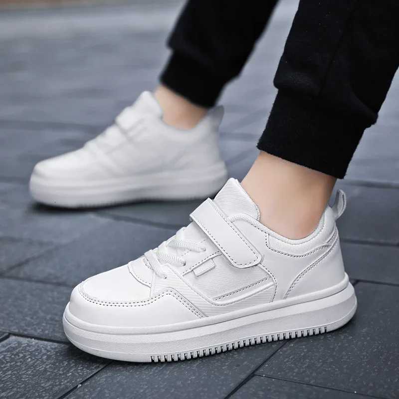 Boy Fashion Leather for Kids Tennis Casual Sneakers 7-13 Years Walking Shoe Children Boys Shoes School Sports Childrens Running M250812