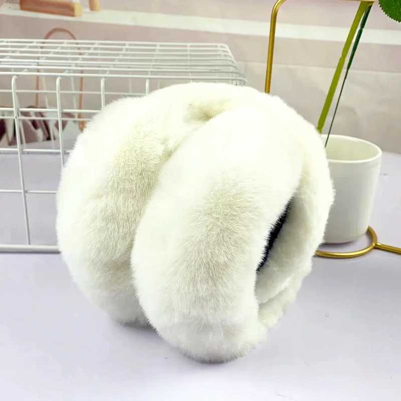 100% Rex Rabbit Fur Earmuffs Fashion Women Warm Russia Winter Real Fur Earmuffs Children Ear Cover Fur Earlap Girl XJ250812