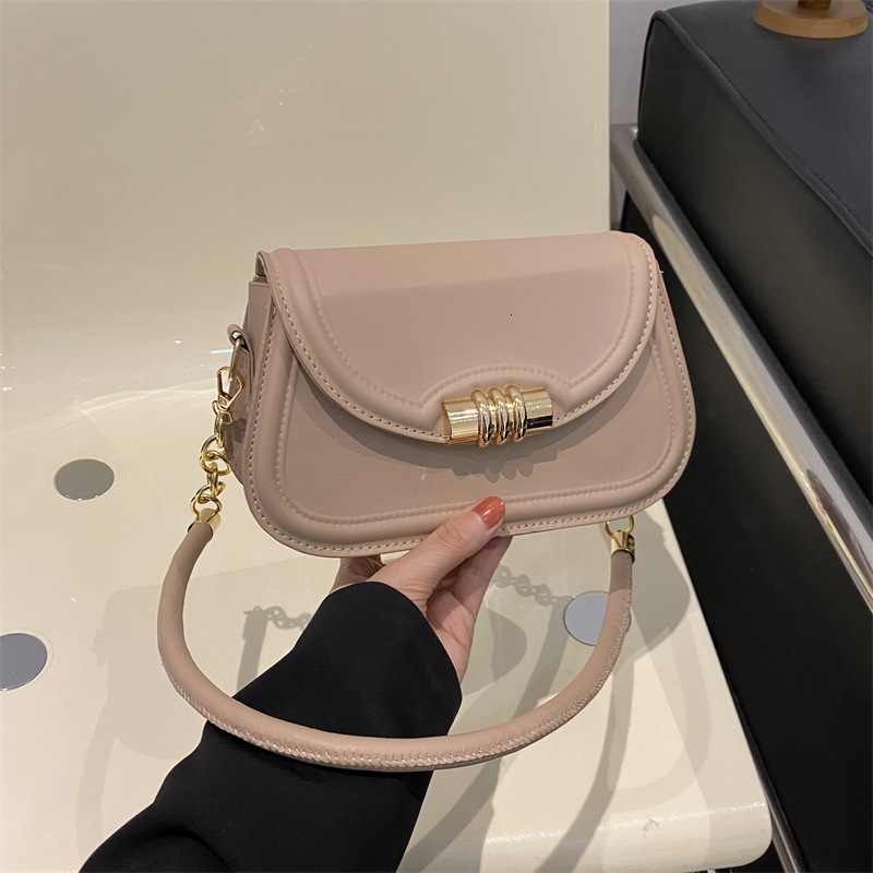 Textured Solid Color New Winter Fashion Casual Crossbody Shoulder Underarm Chain Small Square Women s Bag ddmymarket