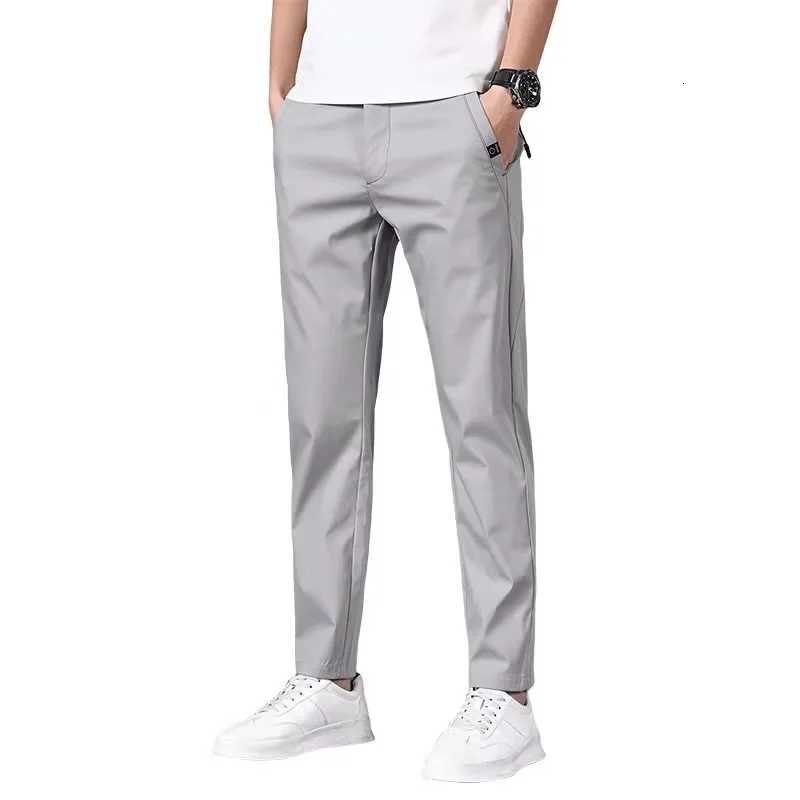 Fashion Mens Pants Summer Suit Pants Casual Korean Mens Pants Joggers Men Streetwear Casual Sports Pants W250812