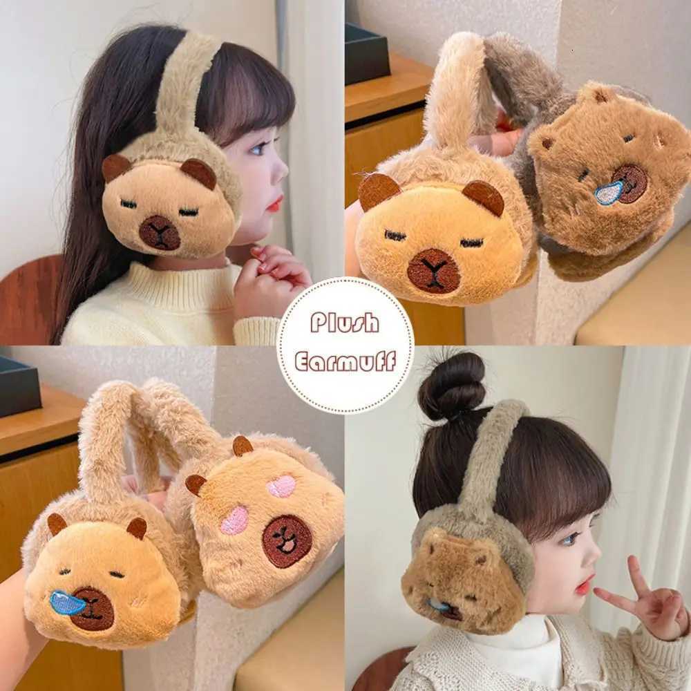 ute Capybara Ear Warm Earmuffs Cartoon Plush Winter Earflaps Windproof Soft Ear Cap Kids XJ250812