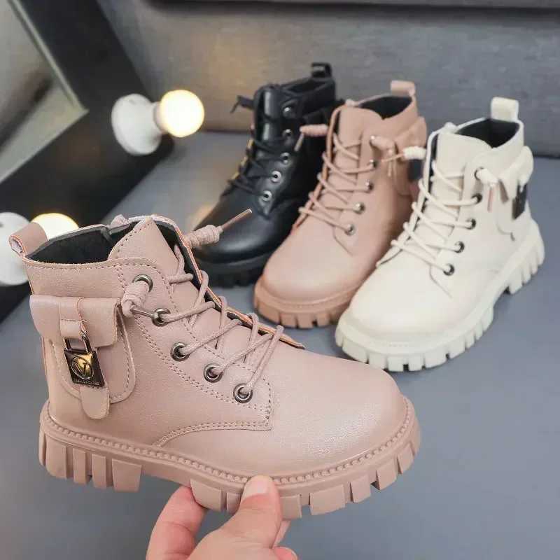 New Winter Children Snow Boot Kids Fashion Shoes Waterproof Fabric Non-Slip Girl Cotton Shoes Boy Snow Boots Warm Outdoor Boots XJ250812