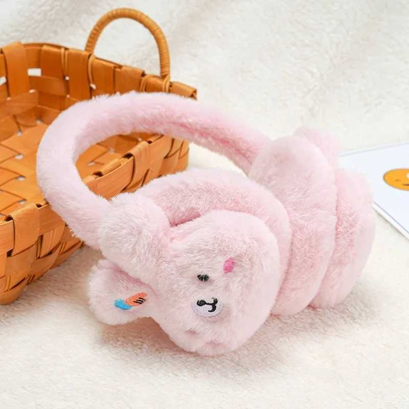 Childrens Earmuffs Warm Women Men Winter Warm Cute Earmuffs Headband Outdoor Windproof Solid Color Foldable Fluffy Ear Covers XJ250812