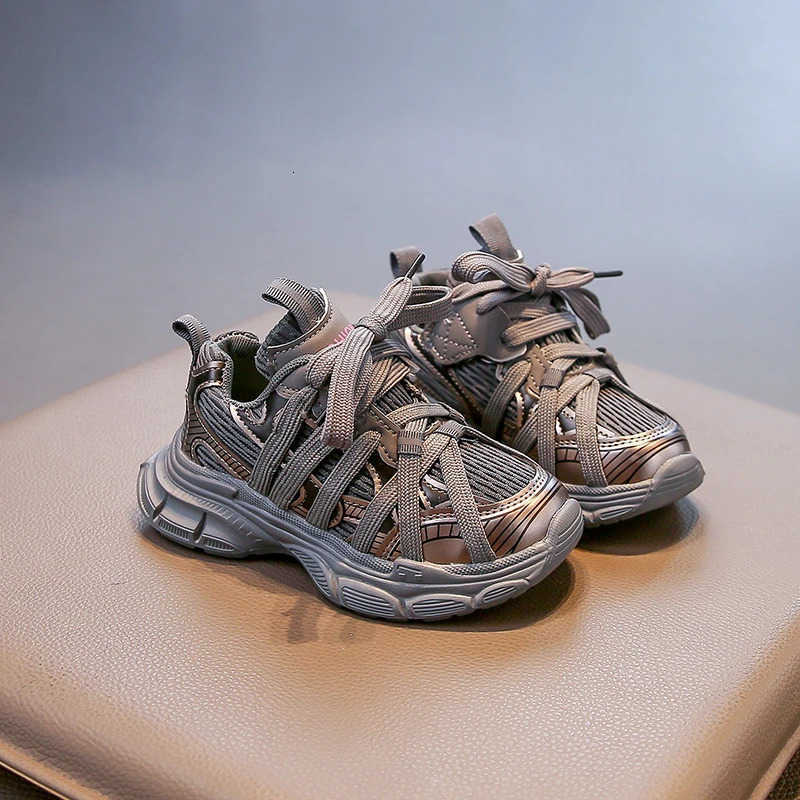 Childrens Basketball Shoes Mesh Breathable Kids Sneakers for Girls Spring Autumn Boys Fashion Chunky Sneakers School Versatile T250812