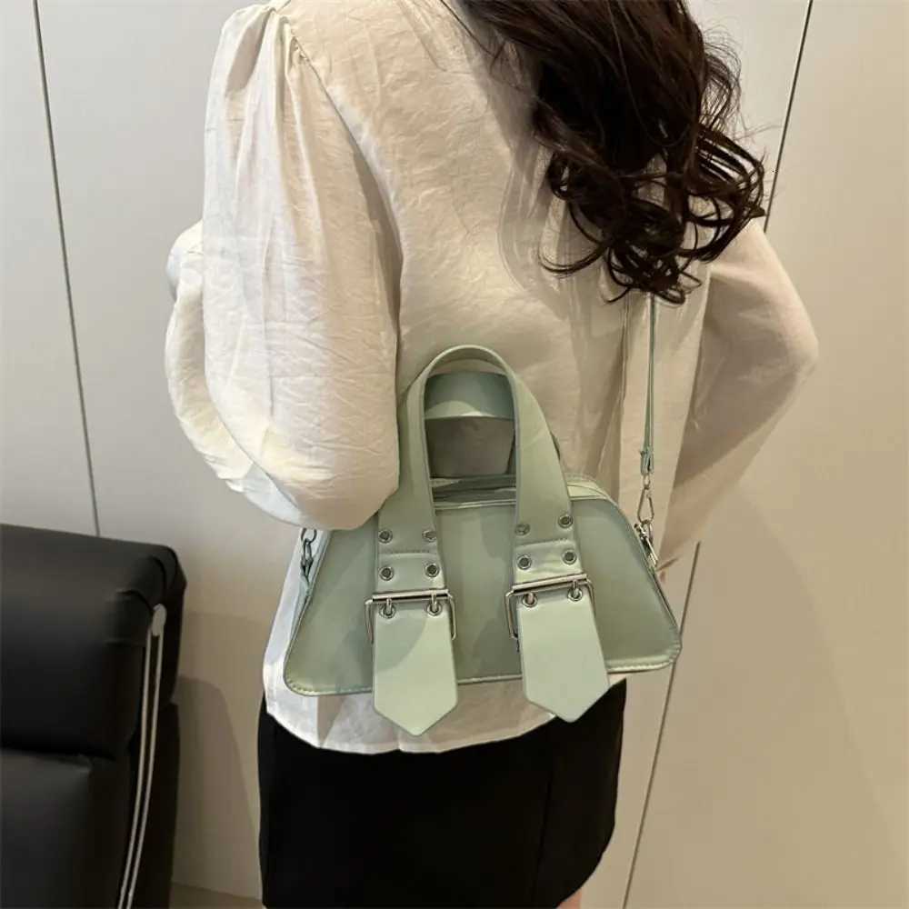 Fashion Designer Shoulder Bag Vintage Crossbody Bag Y2K Gothic PU Leather Handbag Spicy s Z250812