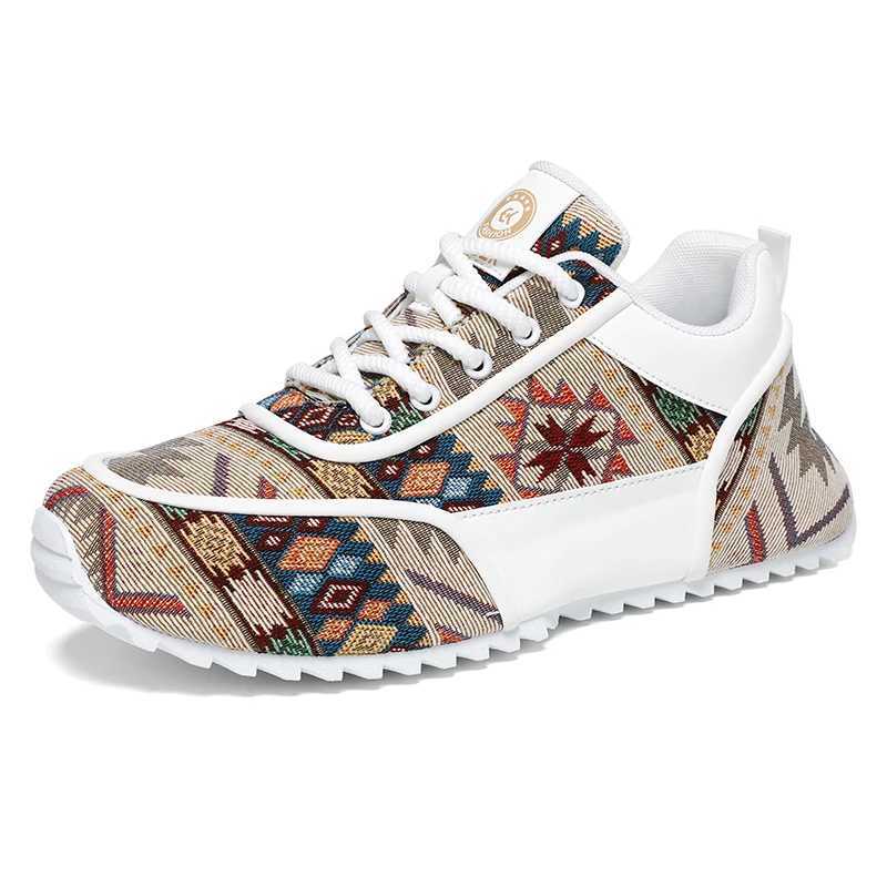 New Large Size Men Casual Fashion Shoes Outdoor Sports Comfortable Running Thick Soles Anti-Slip Wear-Resistant Men Sports Shoes Z250812