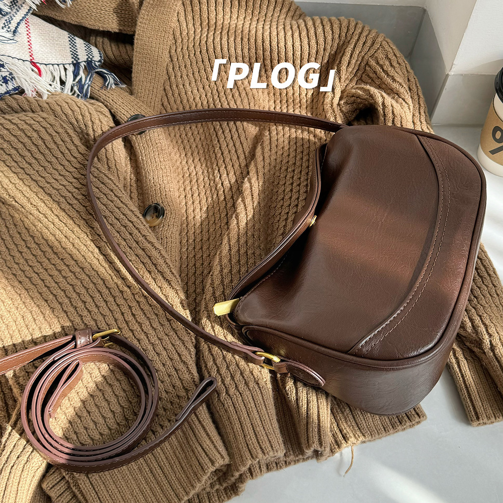 Niche Design Bag for Women Melad Single Shoulder Underarm Versatile Crossbody Dumpling New Model ddmymarket