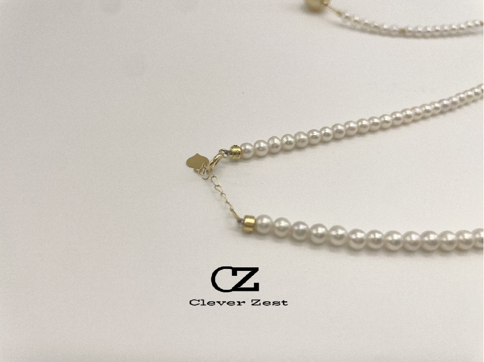 Natural freshwater pearl necklace Natural seawater pearl necklace 18k gold Vintage High quality Mixed colors Natural Tahitian pearls, natural South Se