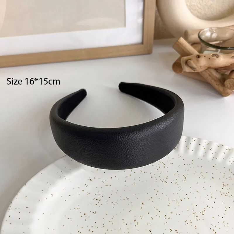 Fashion Wide Hair Bands For Women Dress Black Color Band Bezel Girls Hairband Hair Hoop Women Hair Accessories X250812