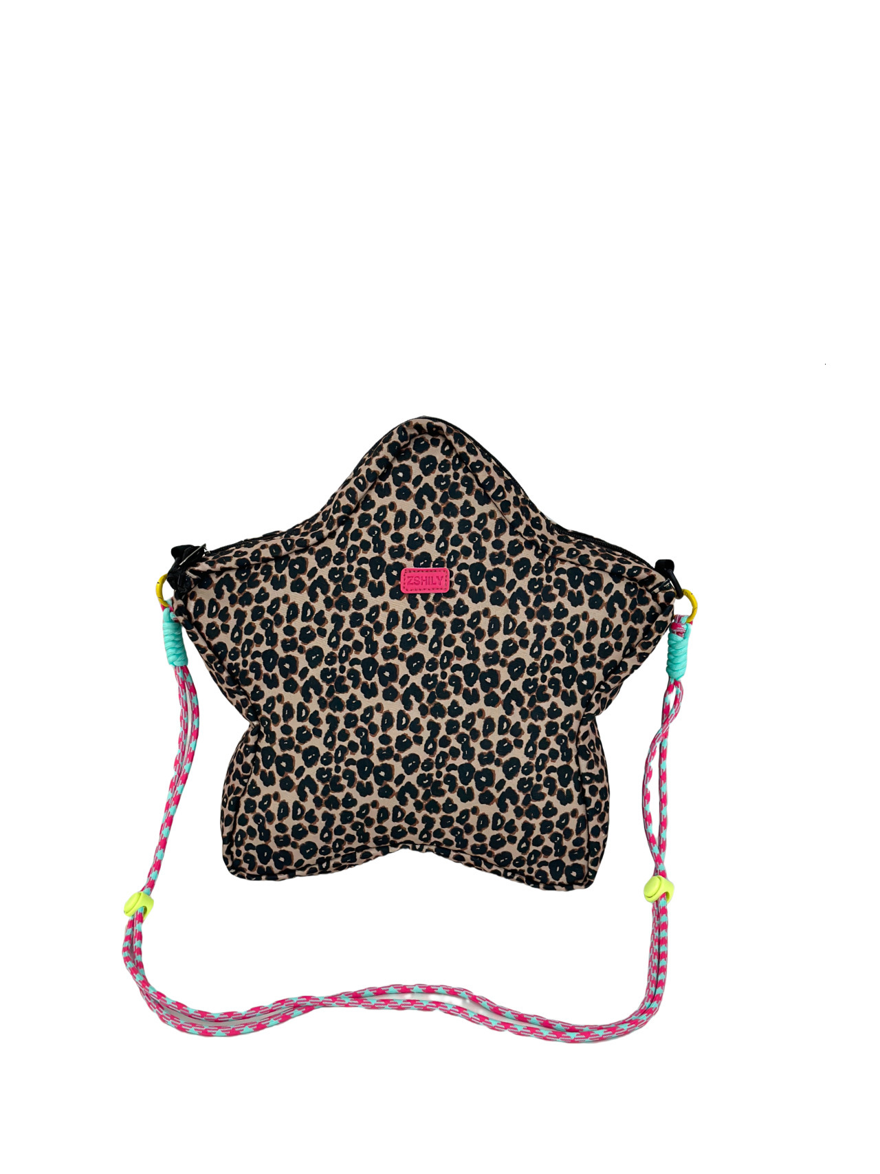 Trendy Leopard Print Heart-Shaped Single Shoulder for Women New Fashion Small Backpack Versatile Crossbody Commuter Phone Bag