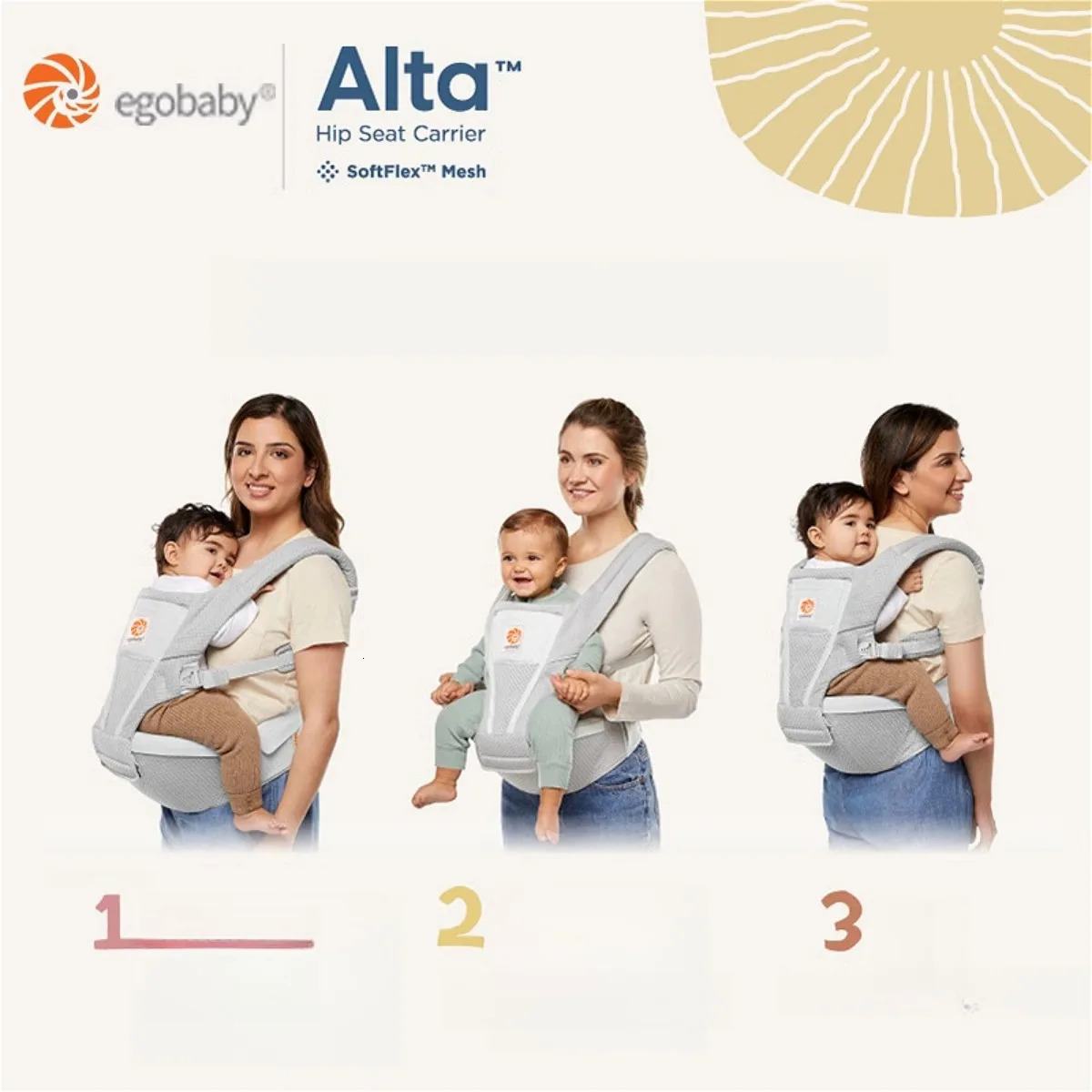 3 in 1 Baby s Breathable Bag Wrap Toddler Backpack born Adjustable Sling Hip Seat Bags 250725