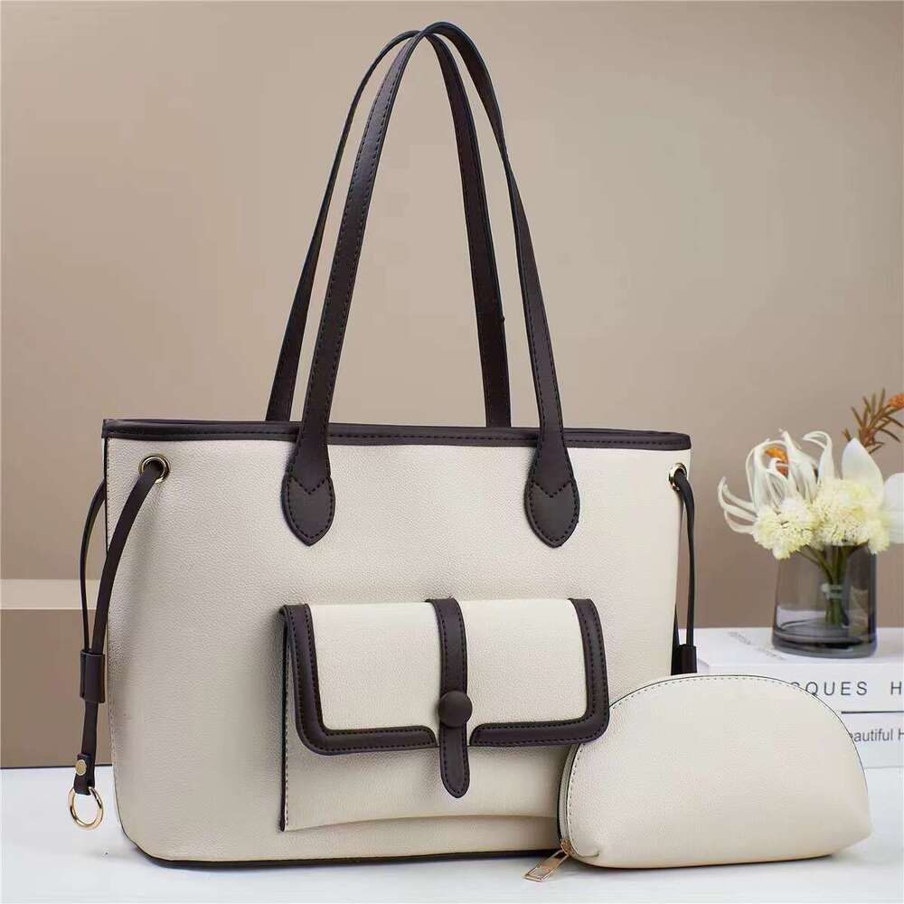 Hot Selling New Mother-Daughter Handbag Color-Block Fashion Trend Women's High-End Large Capacity Shoulder Crossbody Bag Designer Bags