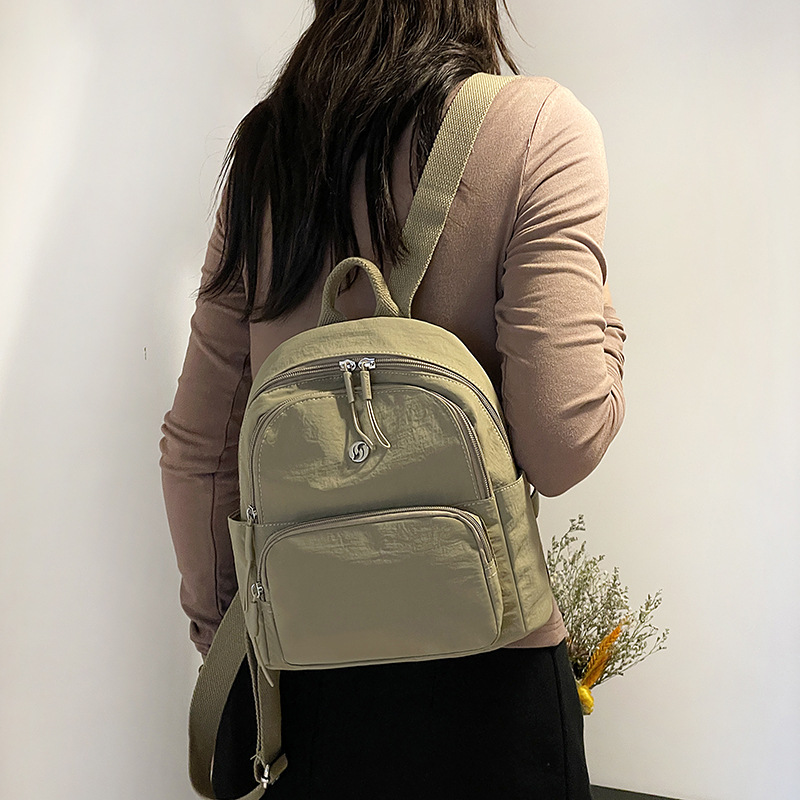 Large Capacity Waterproof Nylon Backpack - Durable & Stylish Travel Companion