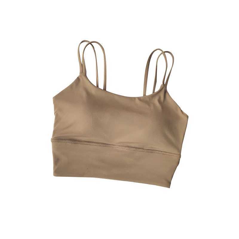 Integrated Sports Bra with Suspender Womens Shock-Absorbing Gathering Beauty Vest Style Bra Running Pilates Suit Z250812