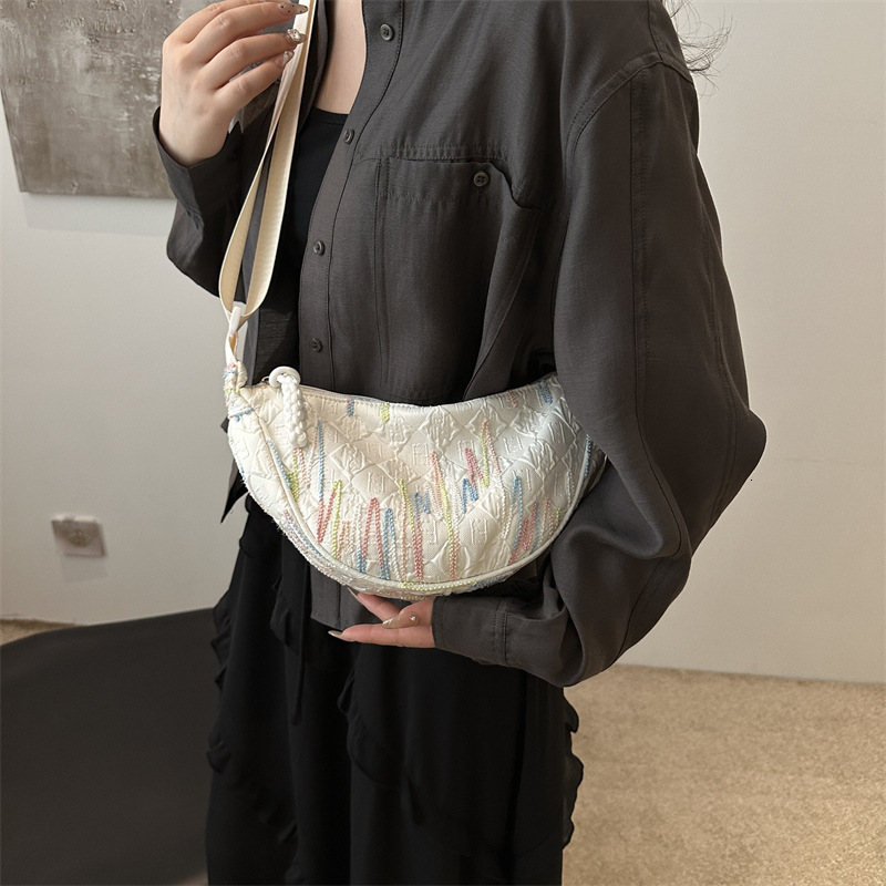 Forest Style Fresh Casual Trendy Personality Summer New Lightweight Pleated Single Shoulder Crossbody Dumpling Bag for Women ddmymarket