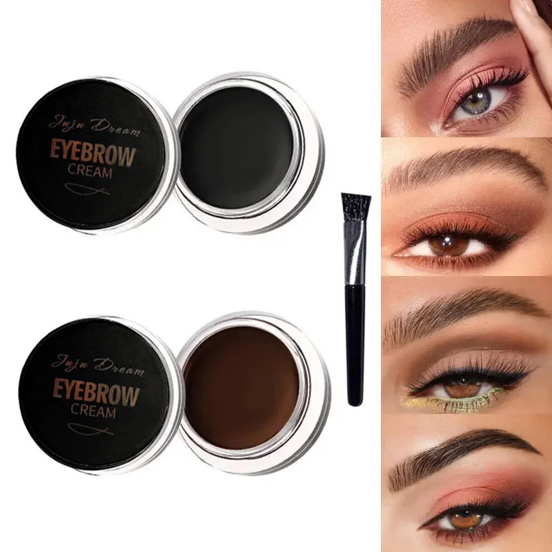 2 color Wild Eyebrow Styling Eyebrow Cream Styling Eyebrow Gel Soap Wax brown black Eyebrow Cream 250809