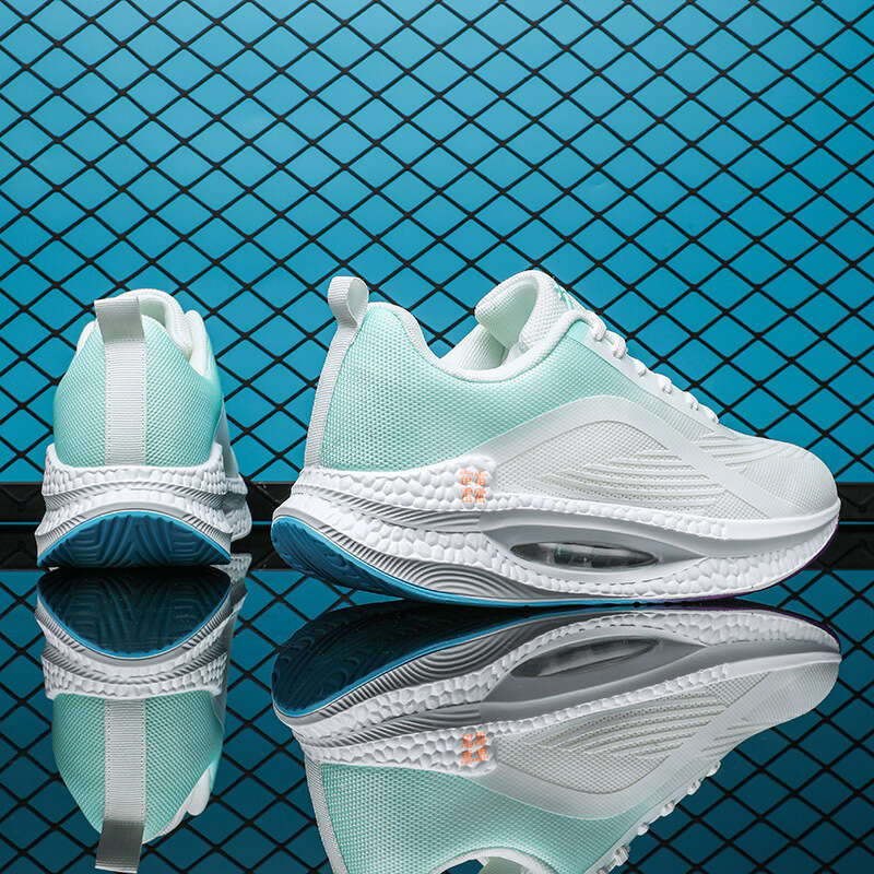 Jueying Cold Dipped Air Cushion Mesh for Free shipping Men and Women, Really Popular Thick Sole Shock Absorption Running Shoes, Fashionable Youth Fitn