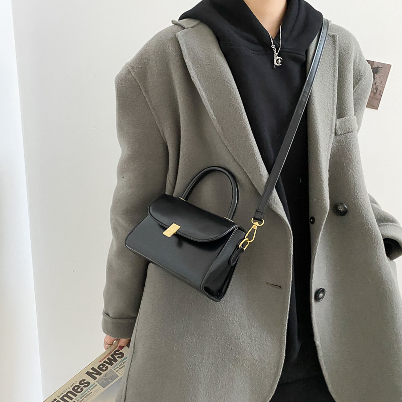 Autumn Winter Single Shoulder Women s Trendy New Fashion Simple Crossbody Textured Small Square Bag ddmymarket