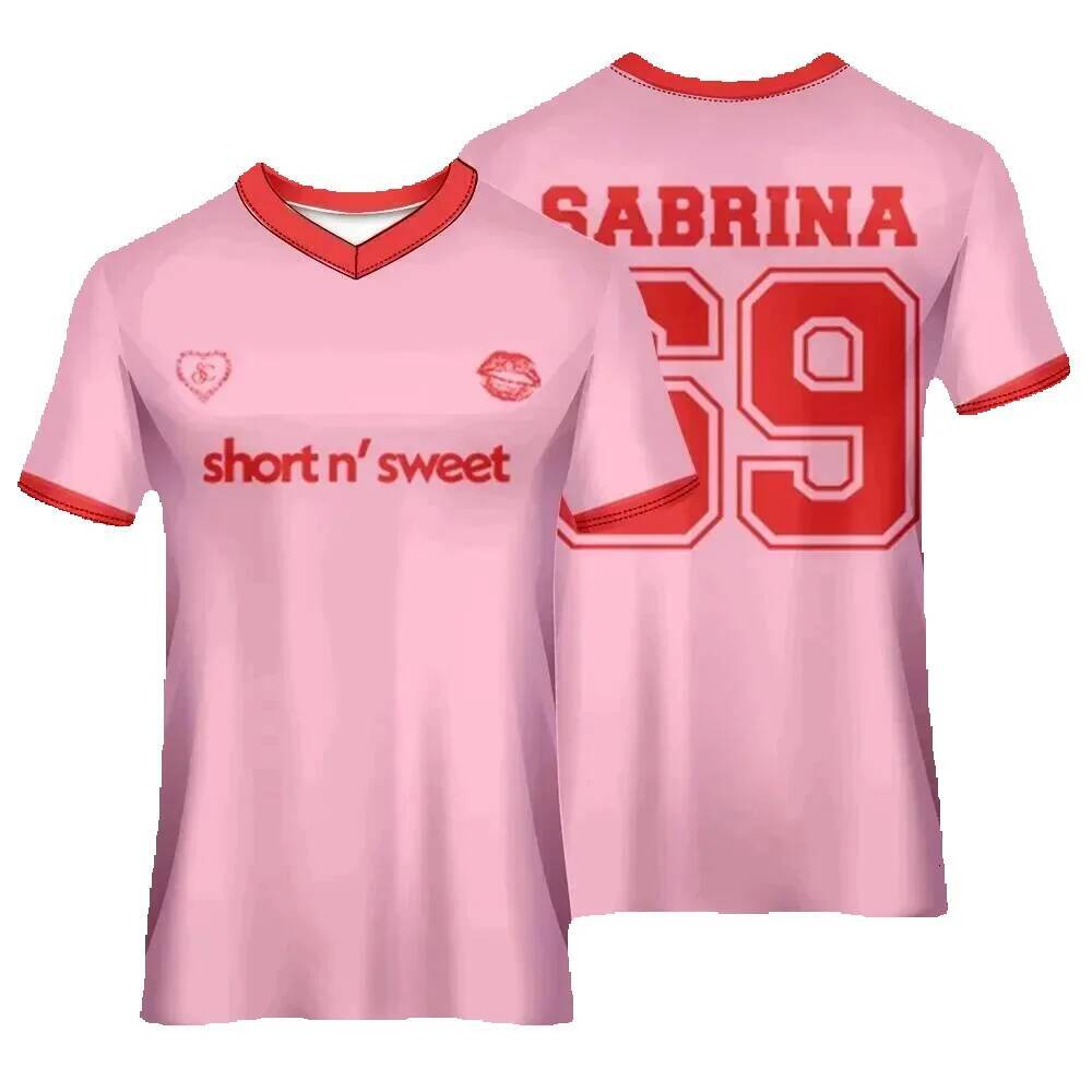 Sabrina Carpenter Fan Jersey 2025 Chinese New Year/Summer Sportswear for Men and Women 3D Printed T-shirt