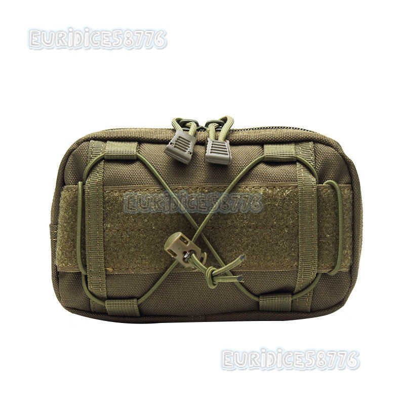 Molle Tactical Waist Bag Outdoor Waist Bag Multifunctional Phone Bag Camouflage Hanging Bag Coin Purse H250811