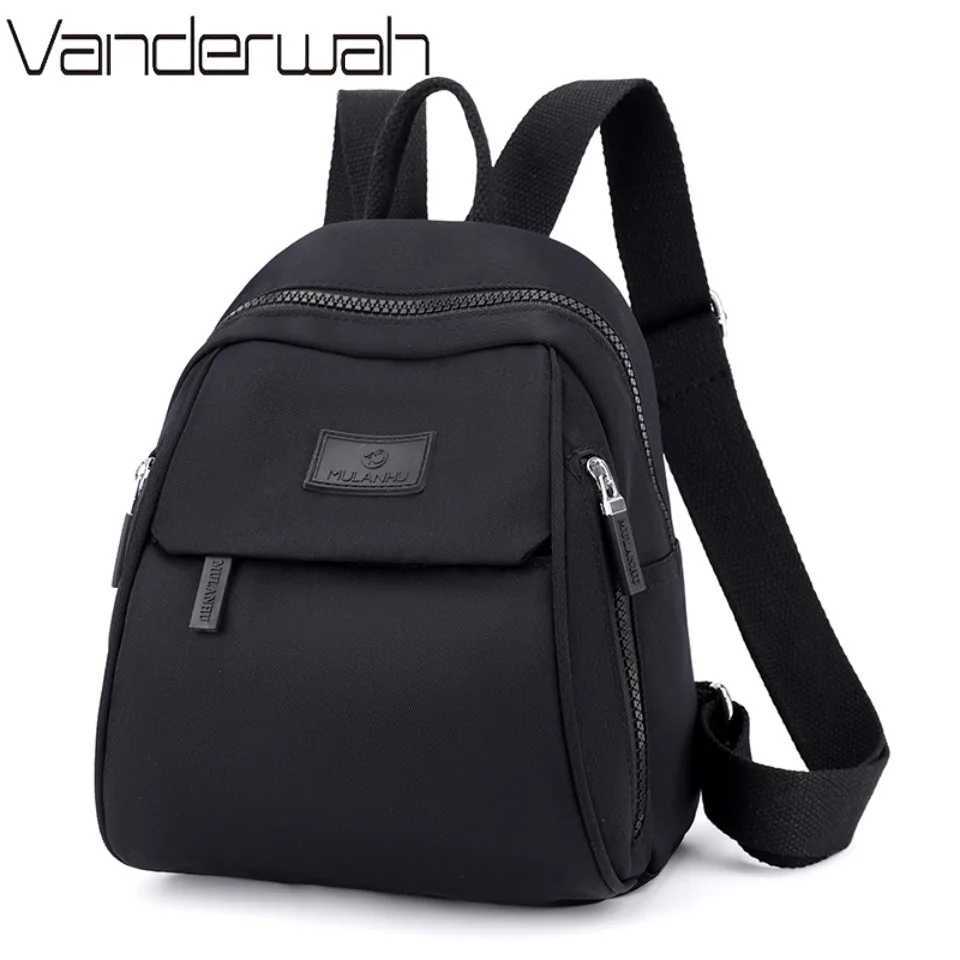 Waterproof Travel Small School Backpack Nylon Backpack Women Shoulder Bags for Women Teenage Girls Casual Backpack W250812