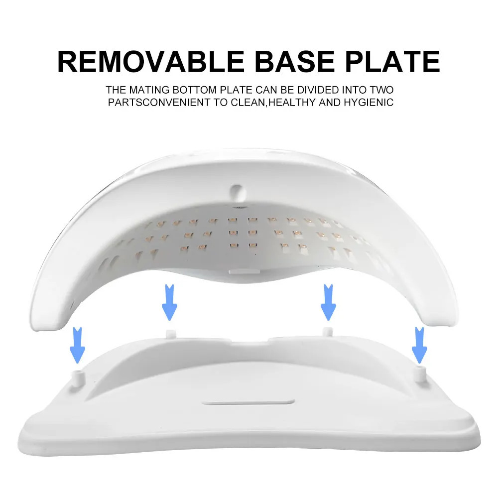 320W Professional 72LEDs UV LED Nail Lamp Dryer With Four Timer Memory Function Lamp for Gel Polish Drying Lamp for Manicure 250807