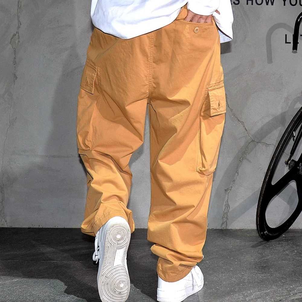Streetwear Cargo Pants Men Skateboard Casual Adjustable Foot Mouth Hip Hop Youth2025 Multi Pocket Loose Urban Style Comfortable X250812