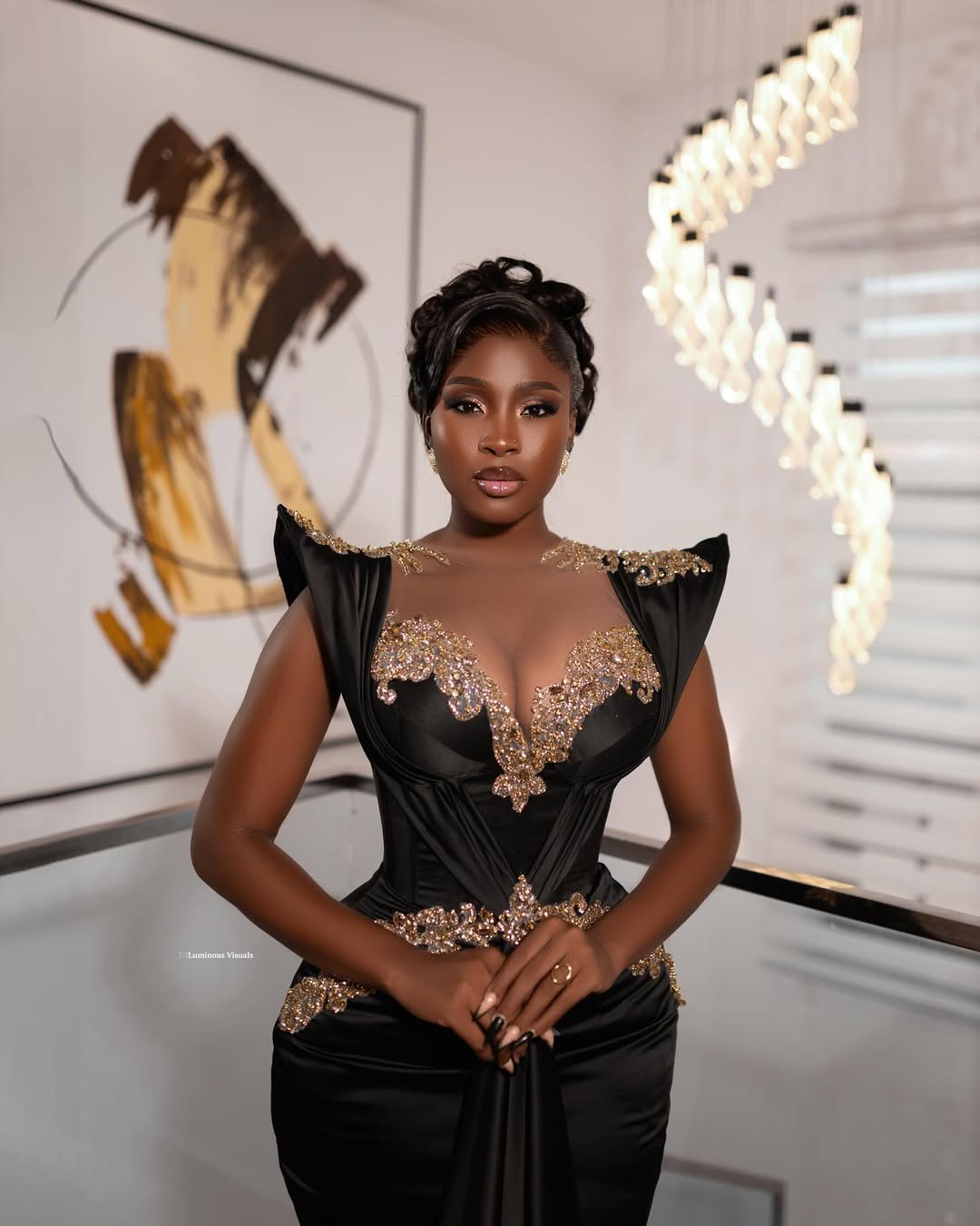 Mermaid Black Prom Dress 2025 Evening Dresses For Special Occasions Sheer Neck Illusion Beaded Appliqued Pleated Birthday Dress Second Reception Gown 