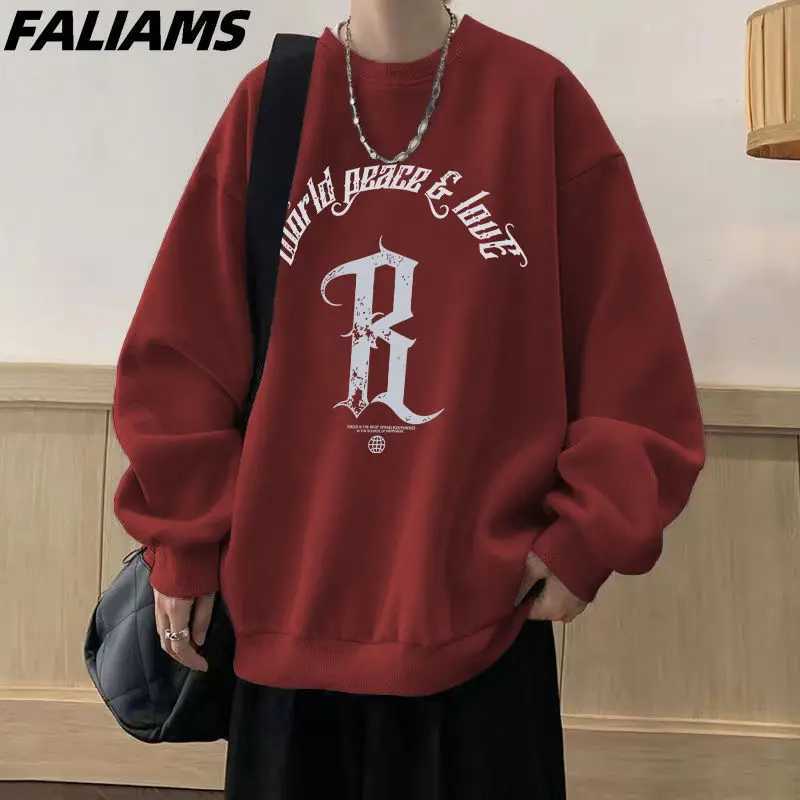 American Retro Hoodie Mens Ins New Trendy Loose Casual Jacket Fashionable and Versatile Y250811