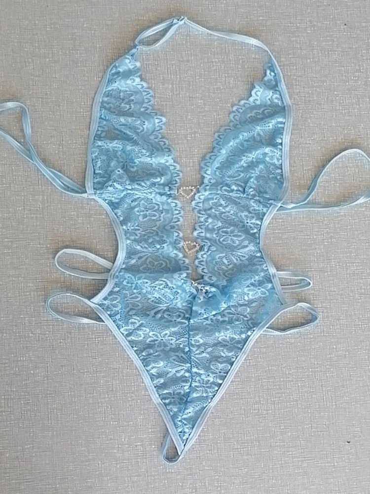 Sexy Lingerie Woman Lace Transparent Underwear Brief Sets Delicate Bra Kit Push Up Breves Sets Thin Sexy Erotic Bras BodysuitXJ250812