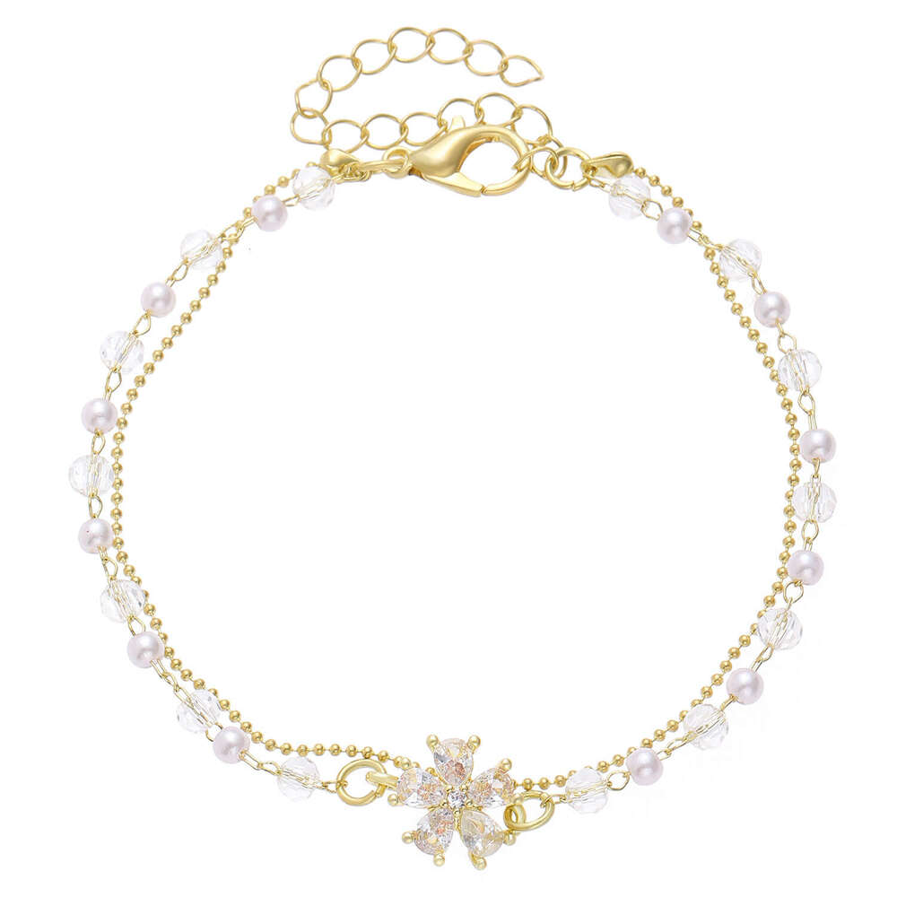 French Double-Layer for Women, Ins Stackable Bracelet, New Chinese Style, Ancient Style Bracelet