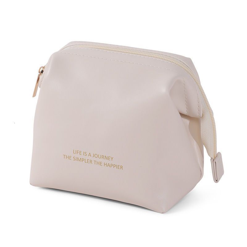 New PU Shell Makeup Korean Style Ins Trend Internet Celebrity Portable Small Travel Toiletry Bag for Women