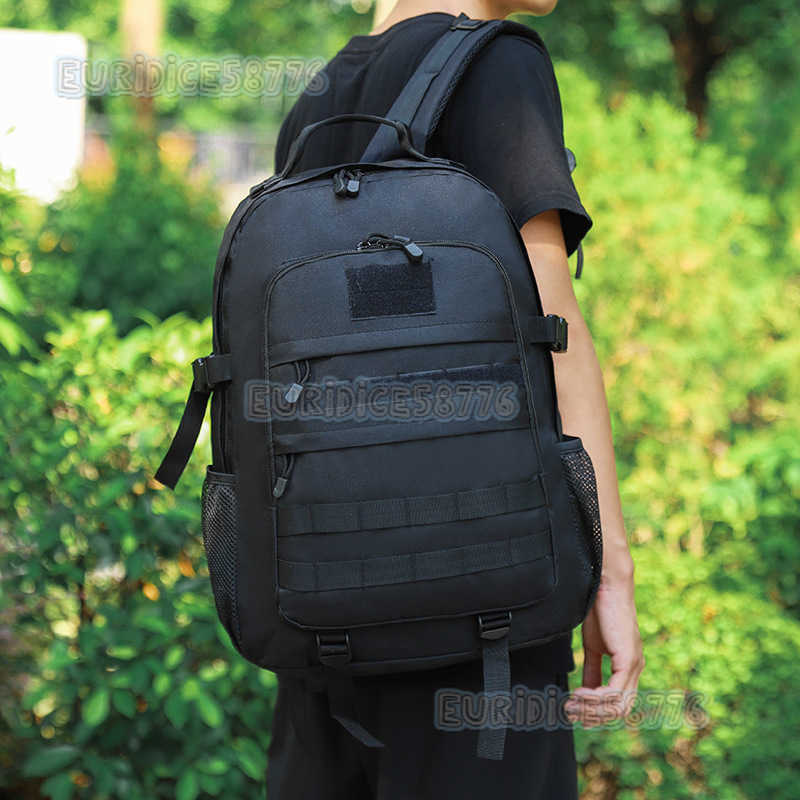 Military Fan Tactics Bag Outdoor Sports Mountaineering Bag Oxford Cloth Water Splash Camouflage Backpack H250811