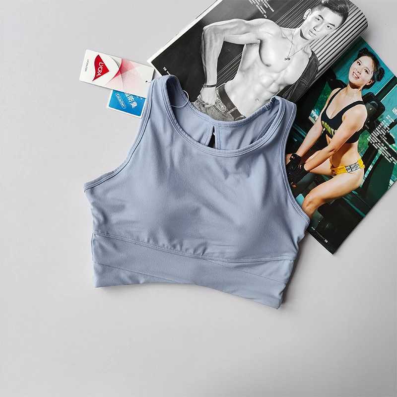 Seamless Sports Bra Womens Summer Nude Collection Breast Fitness Bra Integrated Fixed Quick Drying Back Tank Top Z250812